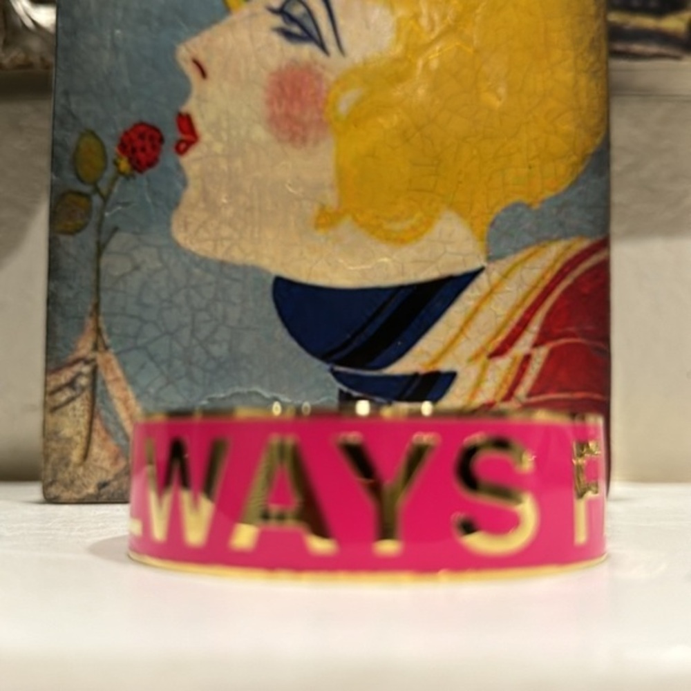 Barbie Pink and Gold Bangle - "Always Fabulous" 2014 EUC - Picture 5 of 9
